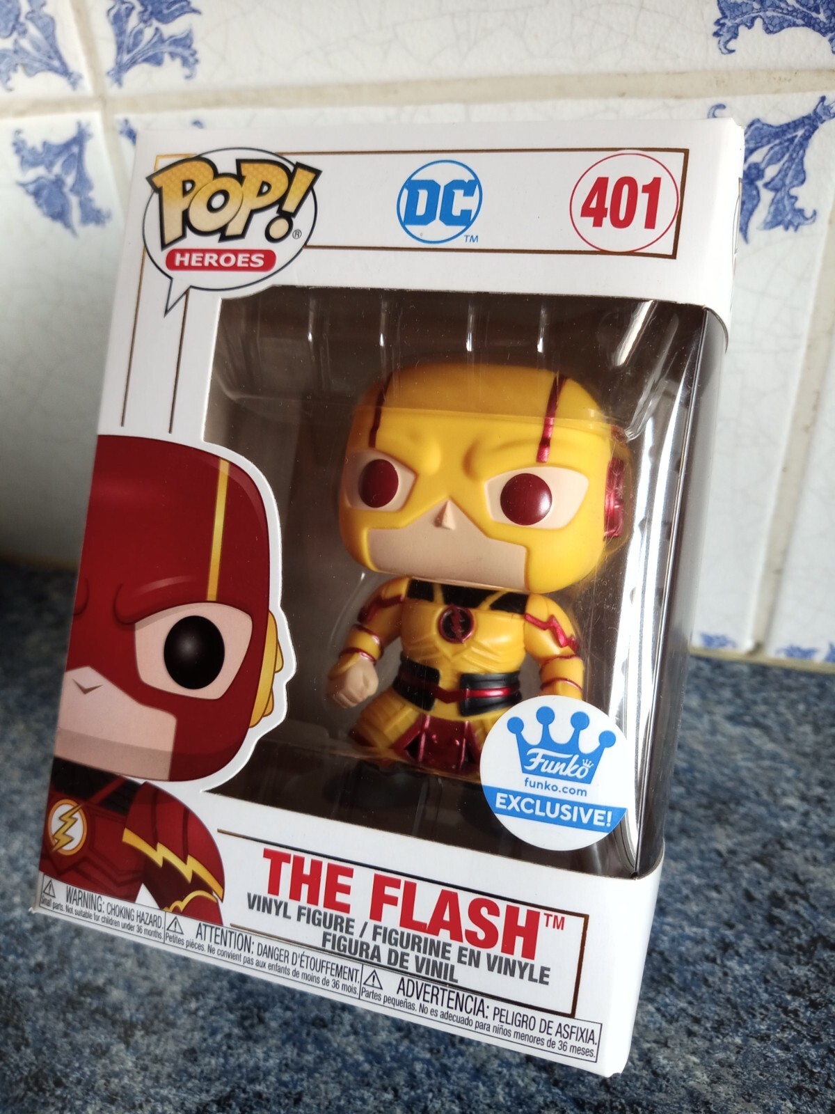 Funko Pop Exclusive Dc Comics Heroes : The Flash (Reverse Flash) N°401