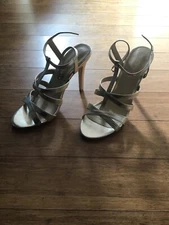 2 for 1 deal - Cathy Jean gold high heels 3.5 inch and sparkle/glitter 3 inch 