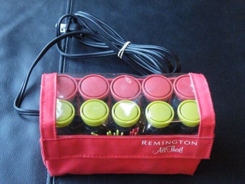 Remington All That Electric Travel Hot Rollers 10 Hair Curlers W/ Clips FREESHIP