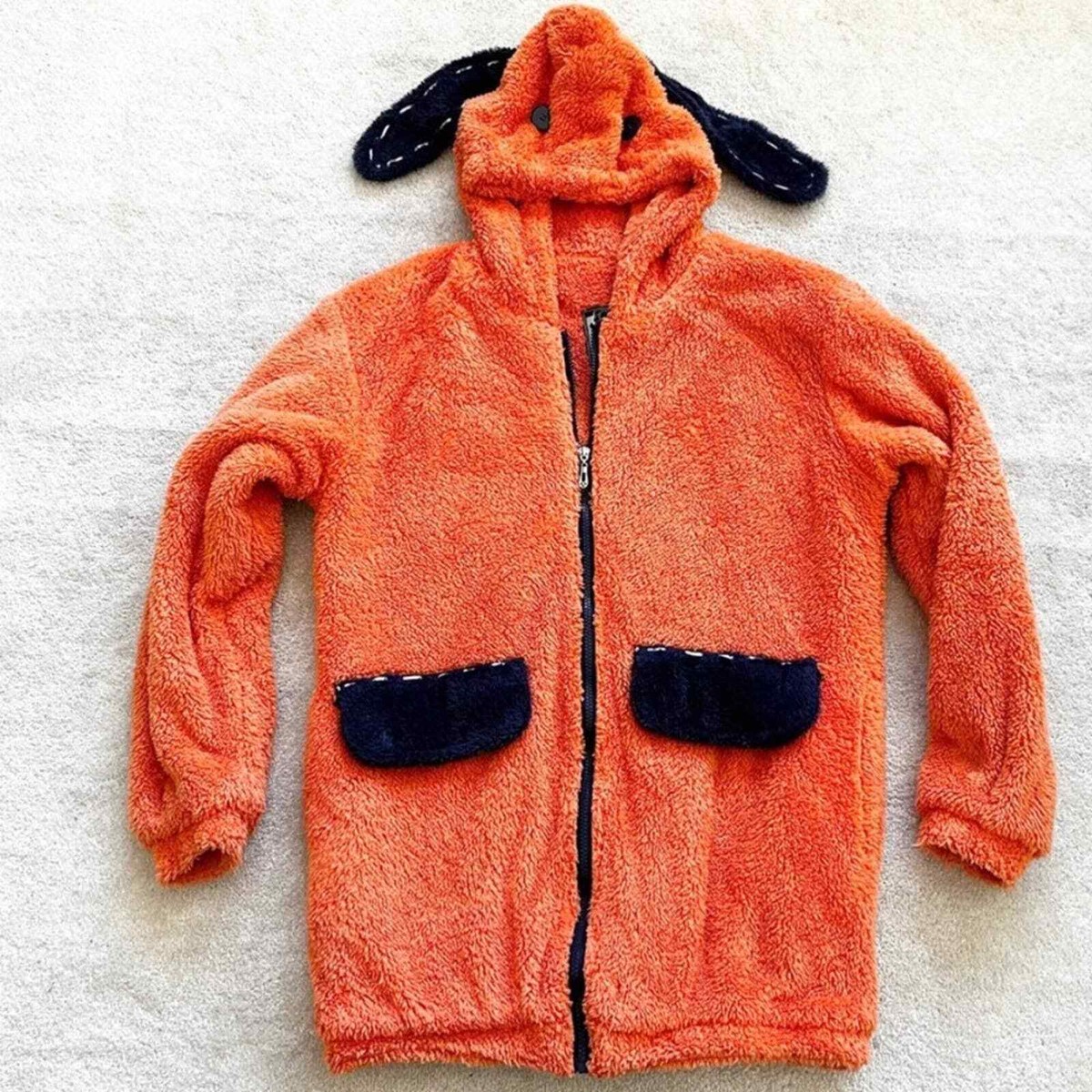 runa ANIME Kakegurui Figure Yomotsuki Runa Orange Rabbit Hoodie