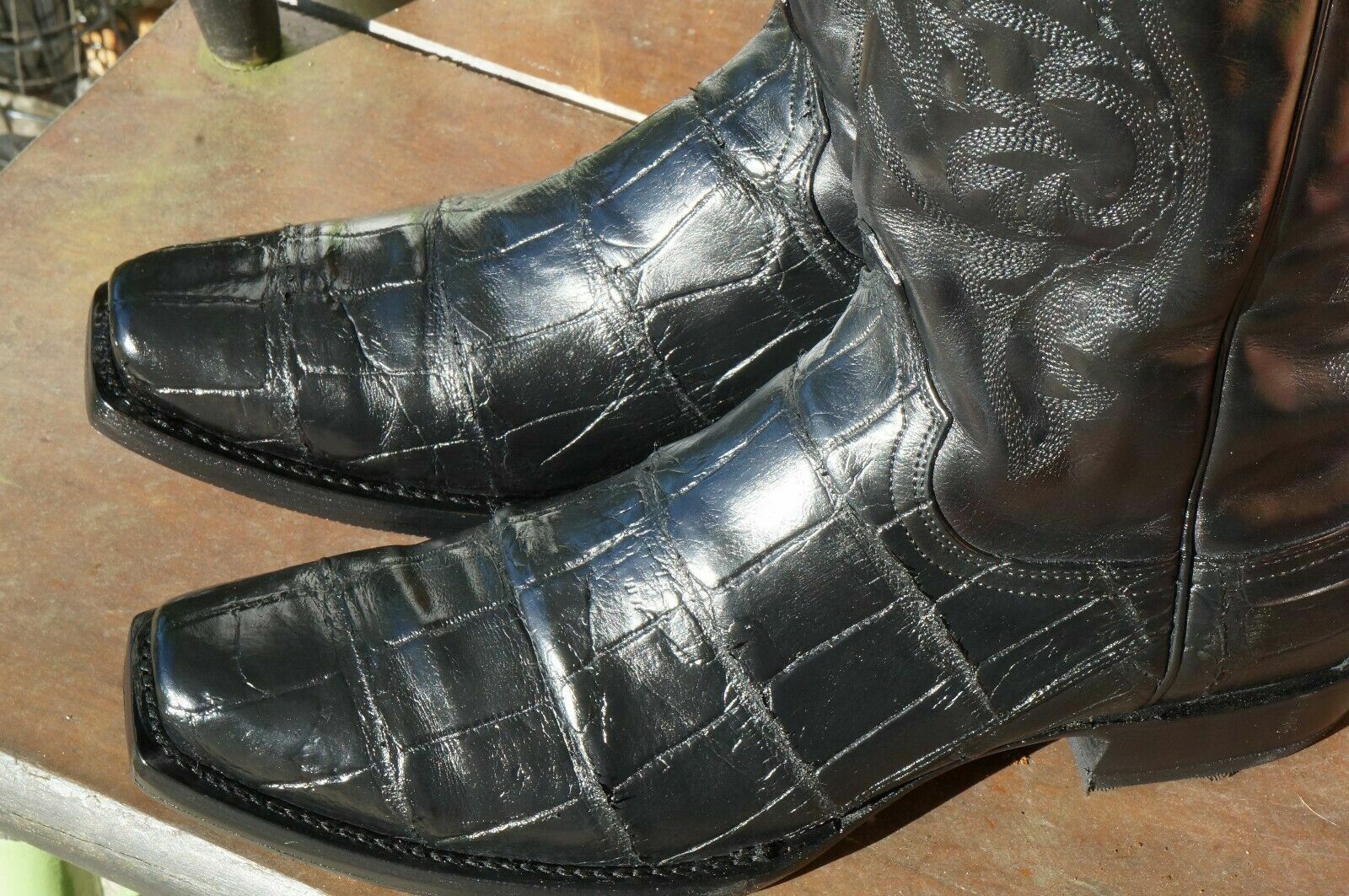 alligator skin timberland boots