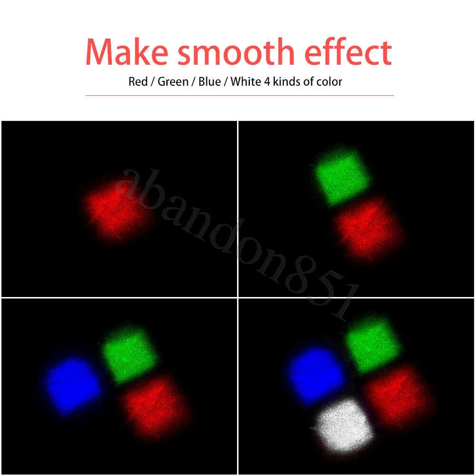 Mini Moving Head Stage Light RGBW DMX Beam Spot Lighting DJ Disco Show Wedding - Image 3 of 4