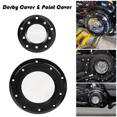 Derby Timer Timing Cover For Harley Dyna Fat Street Bob Wide Glide FXDL FLD FXD