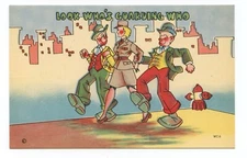 Woman Military Off Color Risque Comic Art Humor Postcard