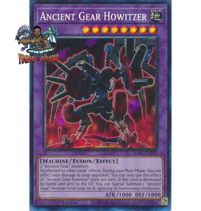 RA03-EN035 Ancient Gear Howitzer : Collector's Rare 1st Edition YuGiOh Card