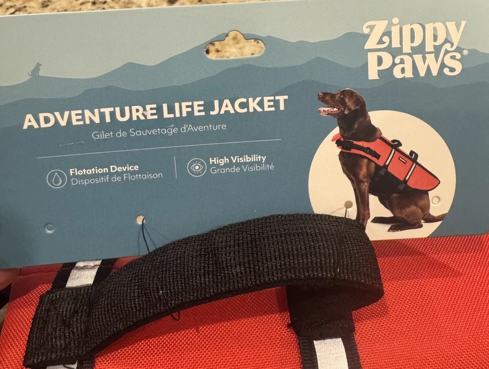 ZippyPaws - Adventure Life Jacket for Dogs - XSMALL - Red - 1 Life Jacket - Image 3 of 4