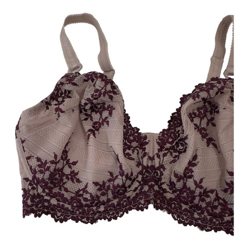 Wacoal Lace Embroidered Underwire Minimizer Bra Women SZ 36DDD Full Coverage - Picture 2 of 12