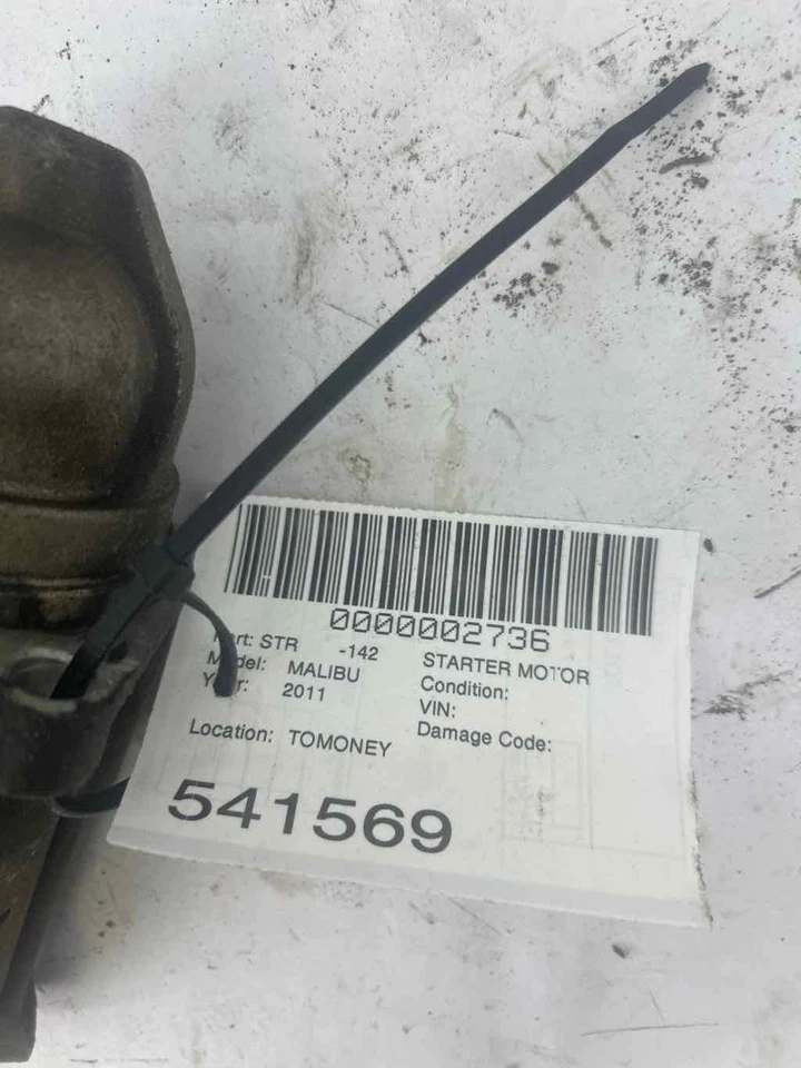 Fits 2008-2014 Chevrolet Malibu Starter Motor 2.4L OEM#:12609317 - Изображение 3 из 3