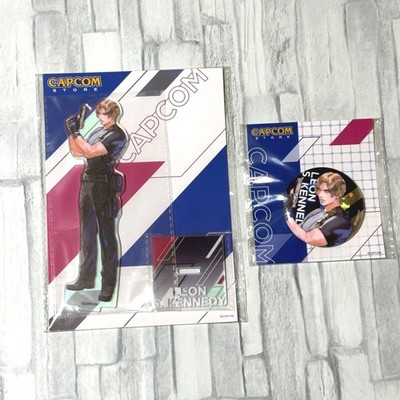 CAPCOM STORE Acrylic Stand Can Badge Clear File Resident Evil Chisato Mita