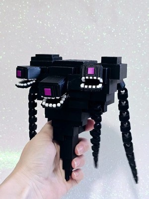 Articulated Wither Storm, Flexi Fidget Toy, 3D Printed big 6.5 in