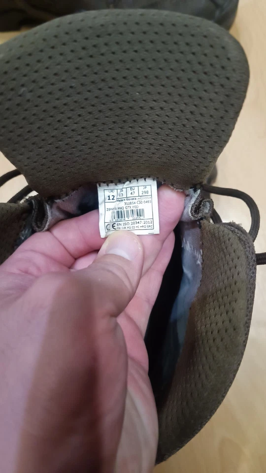 Lowa Zephyr Mk2 Gtx Mid DARK BROWN GORETEX EU 47 UK 12 US 13 - Bild 2 von 4