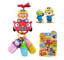 Pororo Friends LED Car Key Toy with Sound - Korean Baby Kids Toy