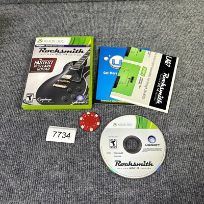Rocksmith 2014 Xbox 360 Complete w/ Manual CIB VGC Retro Game Play