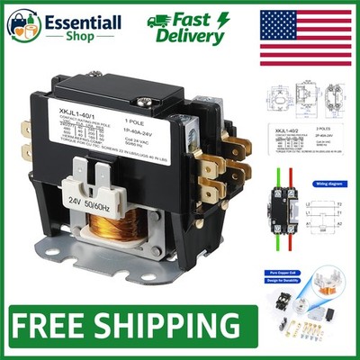 Durable 24V Coil Air Conditioner Relay with  Rating - 40A Automatic Control
