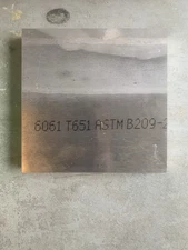 New,  Kaiser 6061 Aluminum Plate 12x12x1”