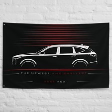 ADX 2025 Car Silhouette Flag 3x5 ft Garage Banner Man Cave Wall Decor Gift