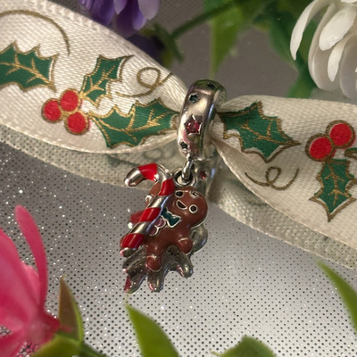Pandora   Weihnachten Lebkuchenmann Dangle Charm   