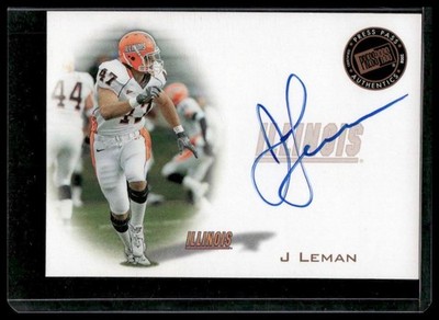 2008 Press Pass #PPS-JL J Leman Autographs Bronze
