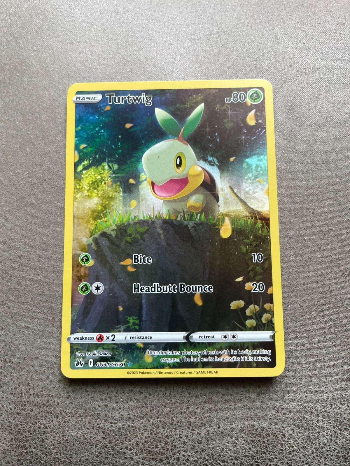 Turtwig GG31/GG70 Holo Crown Zenith Galarian Gallery Pokemon NM/M Pack Fresh
