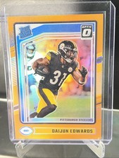 2024 Donruss Optic Daijun Edwards Orange Prizm /249 Rated Rookie RC Steelers