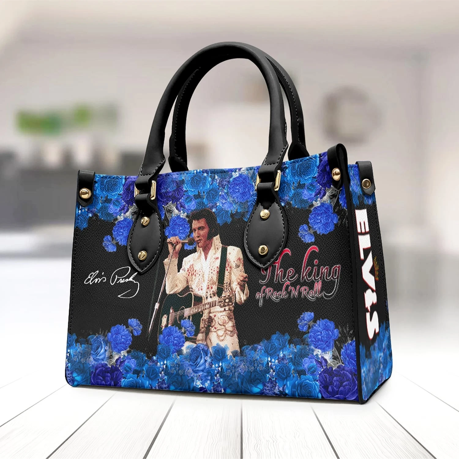 Elvis Presley Leather Handbag, Gift for Fan