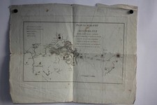 Gravure Plan der Schlacht von Austerlitz Bataille d'Austerlitz 1805 (52338)
