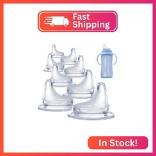 8Pack Replacement Silicone Spout Compatible with NUK, Soft Spout Replacement for