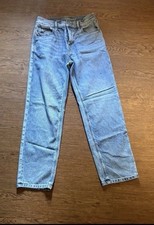 Vintage 70s HASH Jeans Front Seam Bell Bottoms High Waisted Flare Size 28 X 30