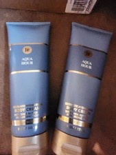 TWO New Bath  Body Works Aqua Hour Ultimate Hydration Body Cream 8 oz