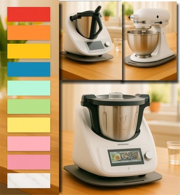 Gleitbrett Thermomix KitchenAid Kenwood Bosch Monsieur Cuisine 18 FARBEN/Design