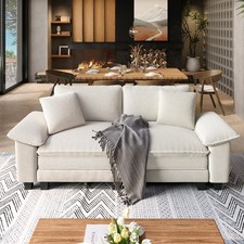 Modular Sectional Sofa Chenille&Corduroy Cloud Couch w/Chaise and Cushion 2-Seat