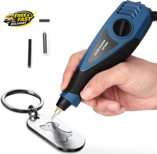 Engraver Pen, 25W 6 Speed Engraving Pen for Metal, Wood, Glass and Plastic, Hand