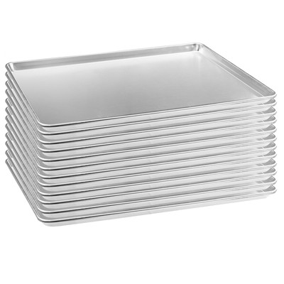 HARDURA Aluminum Baking Sheet Pan 18 L X 26 W X 1 H Cookie Sheet, 12Packs, Fo...
