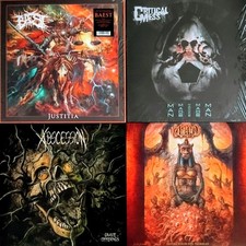 DEATH METAL Konvolut-Sammlung Vinyl BAEST, APEP, CRITICAL MESS,ABSCESSION LP