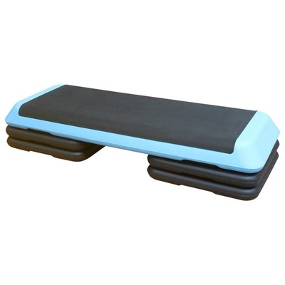 Adjustable Aerobic Step Workout Step with 4 Risers Fitness Exercise Platform