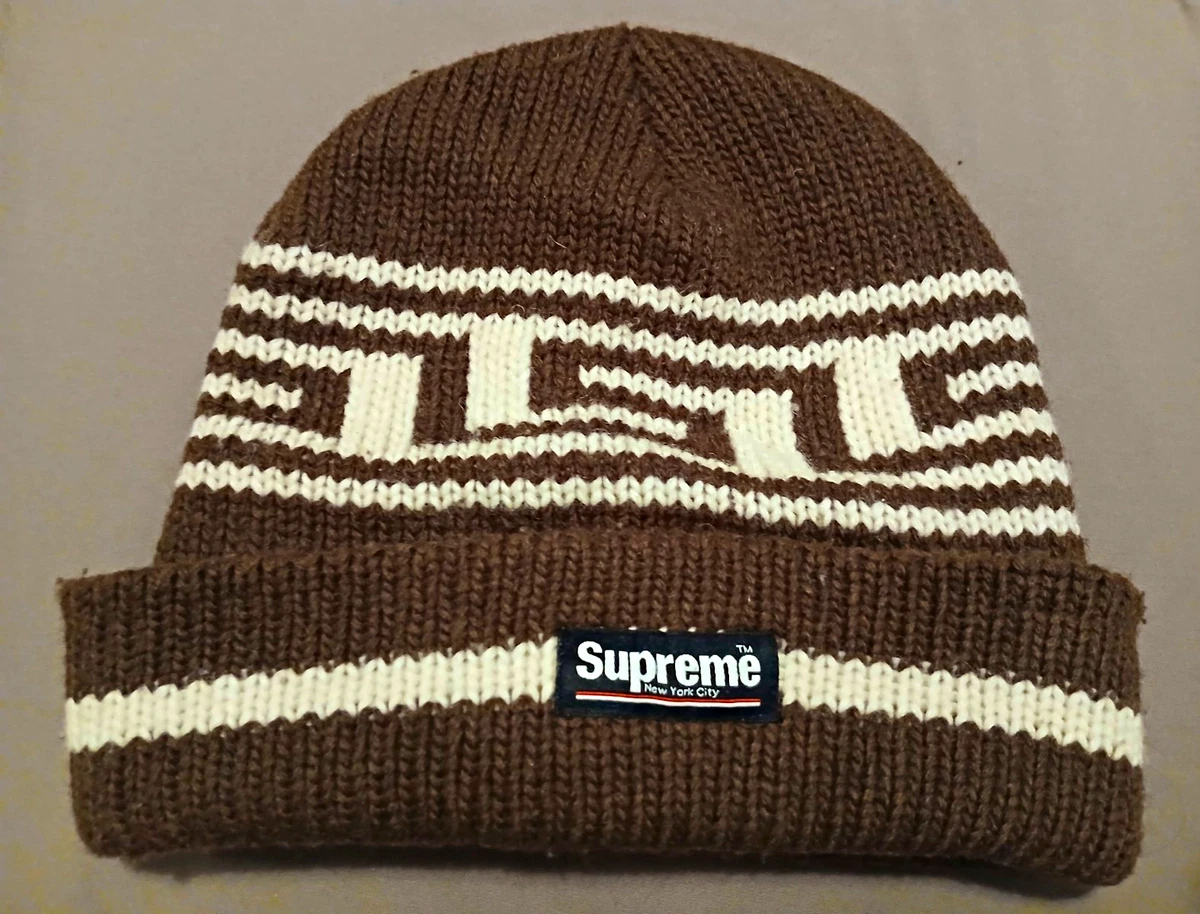 Supreme Beanie Brown Hats for Men for sale - eBay