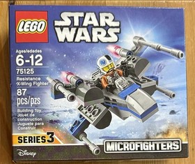 LEGO Star Wars 75125 Resistance X-Wing & 75126 Snowspeeder - Microfighters Lot