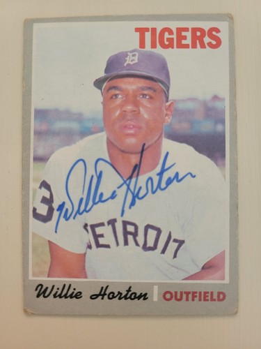 (1) Al Kaline & (3) Willie Horton Autographed Cards - Picture 3 of 5