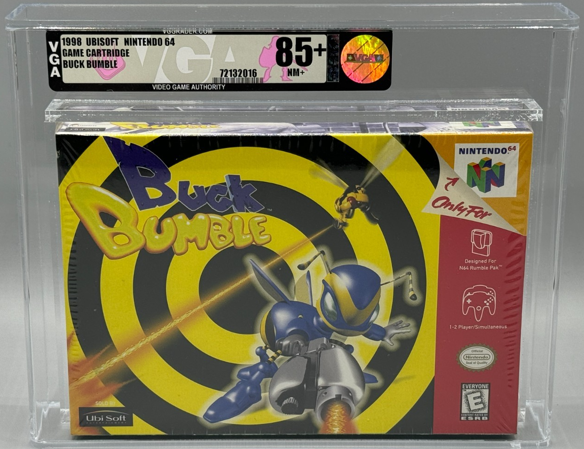 Buck Bumble Nintendo 64 N64 Sealed New VGA 85+ NM+ Graded Ubisoft