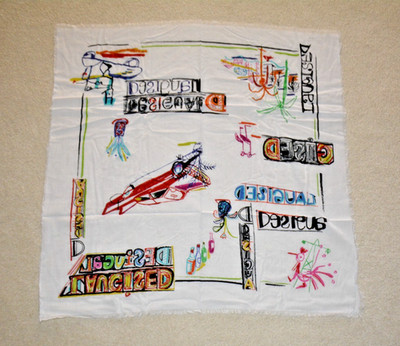 Desigual square scarf 27 x 27in