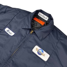 Universal Studios Employee Men&rsquo;s Quilted Lined Zip Canvas Jacket Blue &bull; Large