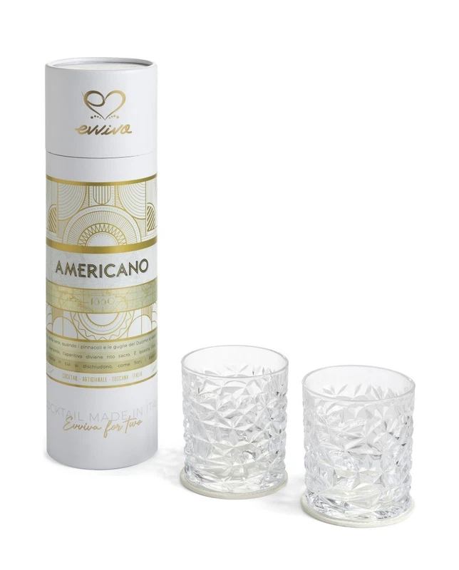Cocktail per 2 Persone con Bicchieri e Sottobicchieri in Confezione Regalo, fotografia 3 di 4