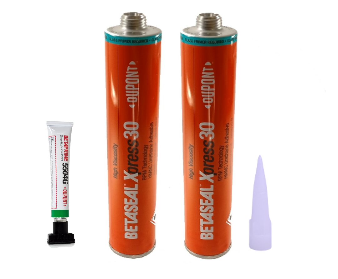Dow Betaseal Xpress 30 Advanced-Cure Auto Glass Urethane 2 Tubes +