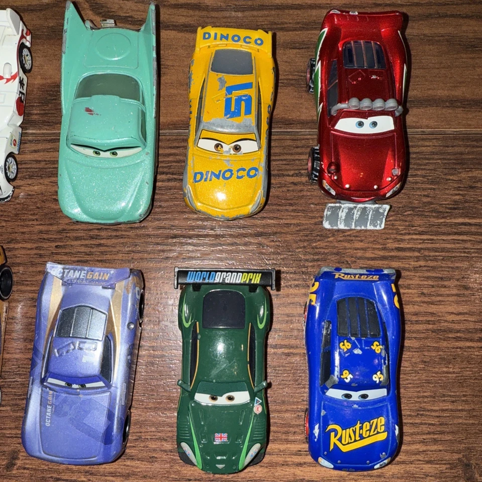 19 Disney Pixar Cars 2 Diecast Metal & Plastic Lot Racers - Image 3 of 4