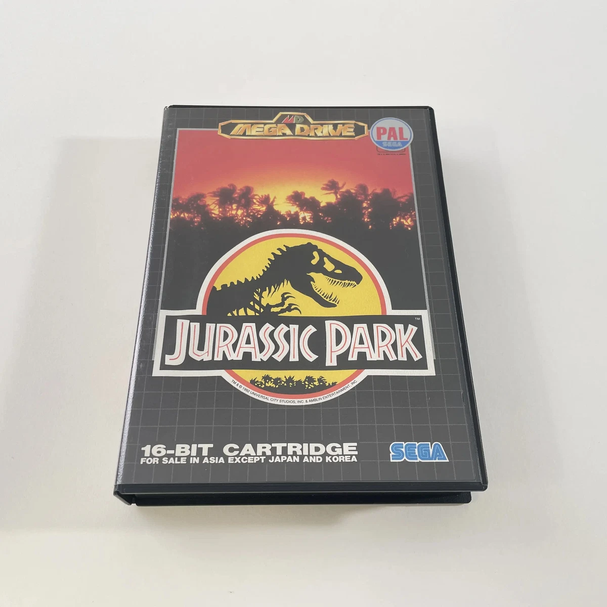 Jeu Jurassic Park Complet Sur Sega Megadrive - Version PAL Française - Très Bon état