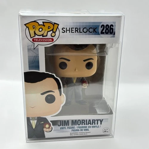 Funko Pop! Television Sherlock Jim Moriarty #286 Vinyl Figure New w/ Protector