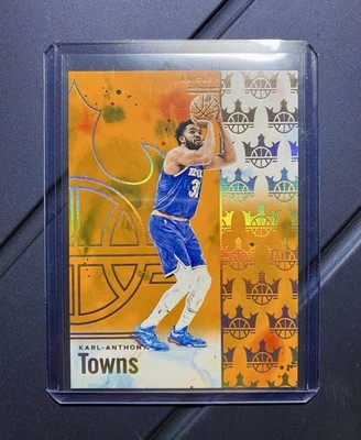 Panini Court Kings 24-25 Karl-Anthony Towns New York Knicks #25 Amber SN75 - NEW