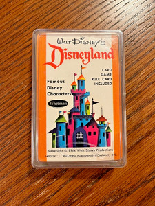 Vintage 1964 Whitman Walt Disney Disneyland Card Game with case ~ 100% Complete