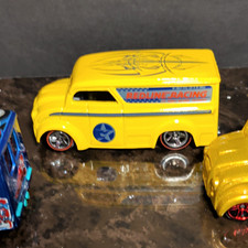 Hot Wheels dairy delivery Van Lot of 3. R