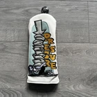 “Under Pressure” Golf Fairway Wood Head Cover - White - Embroidered - New